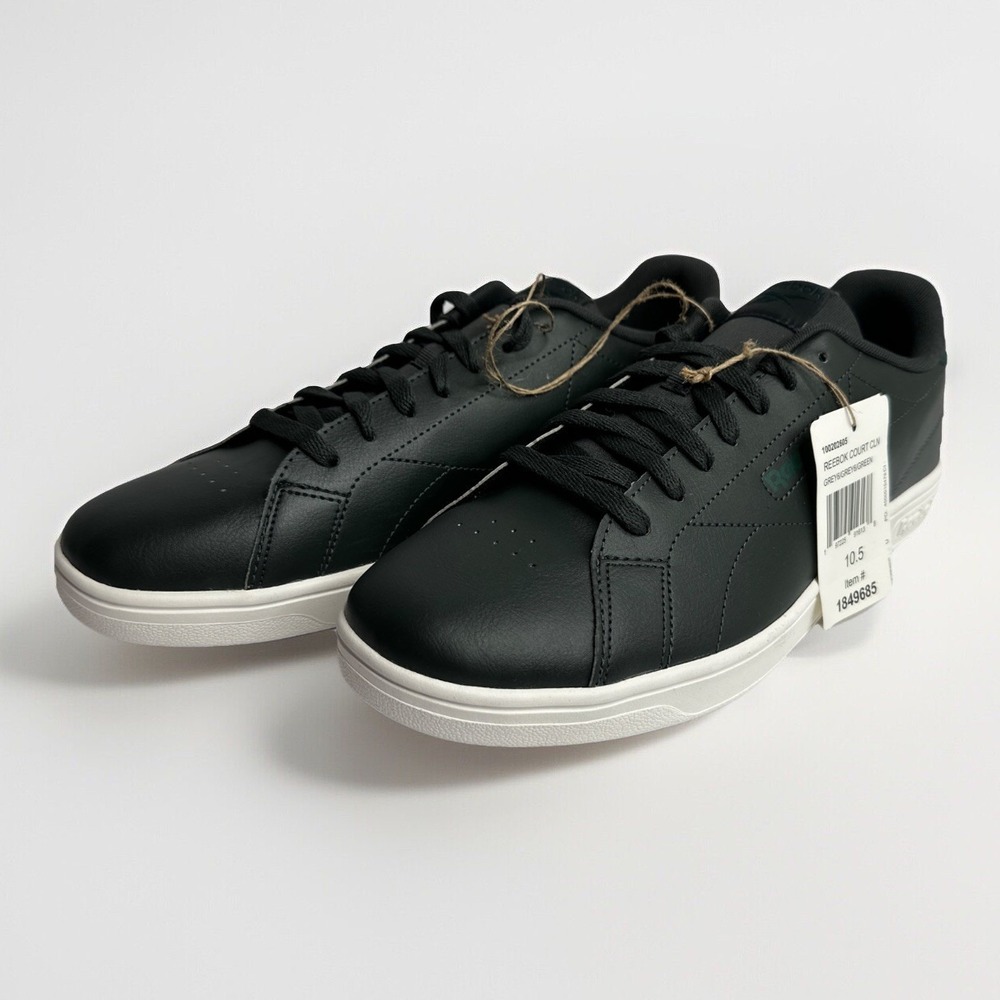 Reebok Court Clean - Black - Men's 10.5 **NEW**